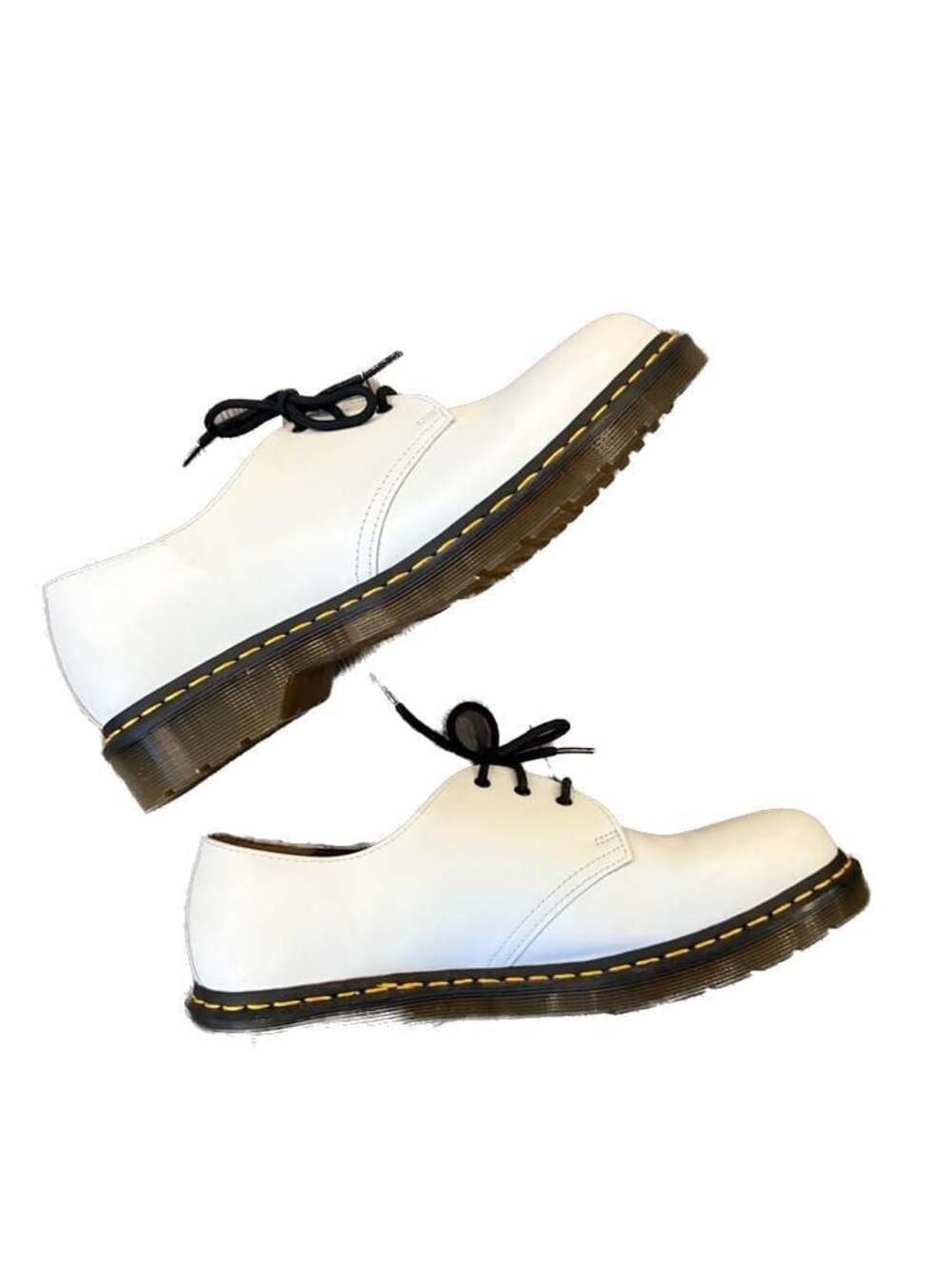 Dr. Martens 1461 White Patent 3-Eye Oxford Shoes